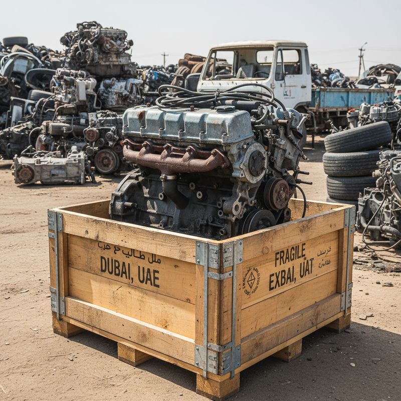 Toyota Land Cruiser 1FZ-FE 4.5L Engine